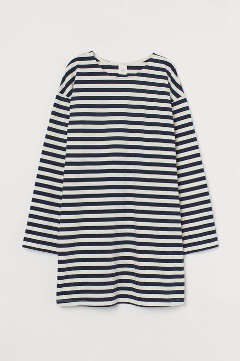 Vestido De Punto - Azul