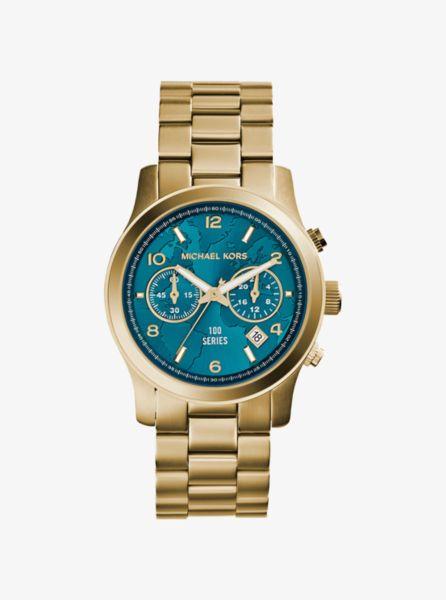 Watch Hunger Stop Runway Gold-tone Stainless Steel Watch | Michael Kors