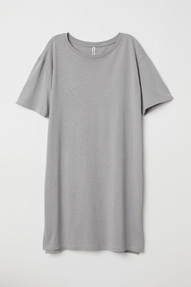 Vestido Camiseta - Gris