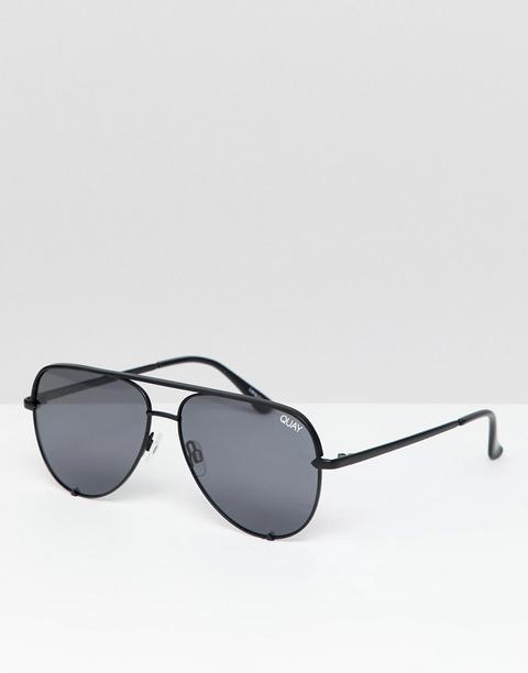 Quay Australia X Desi High Key Mini Aviator Sunglasses