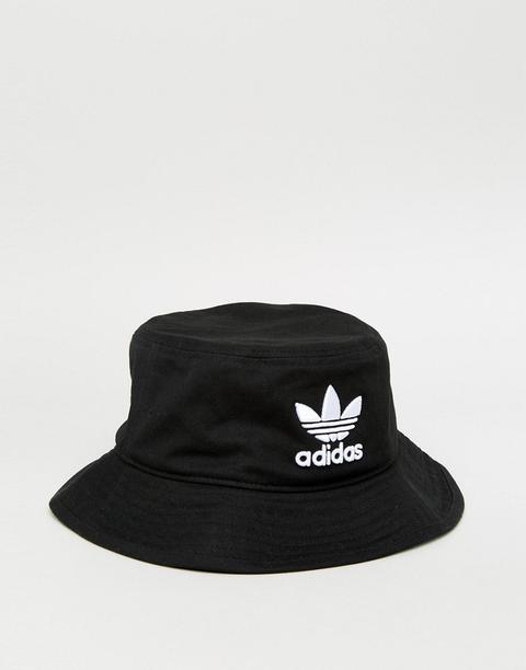 Adidas Originals Trefoil Bucket Hat In 