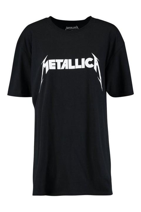 Womens Metallica License Oversized T ...