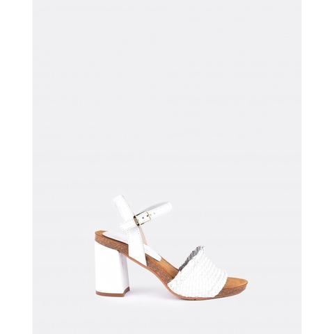 Sandalias Trenzado Blanco