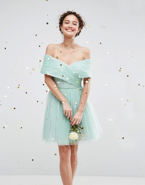 Minivestido De Tul De Asos Wedding