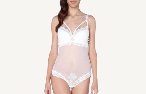 Body Costruito In Tulle E Pizzo Love Me Forever