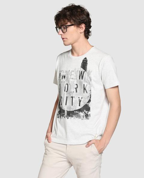 Easy Wear - Camiseta De Hombre Blanca De Manga Corta