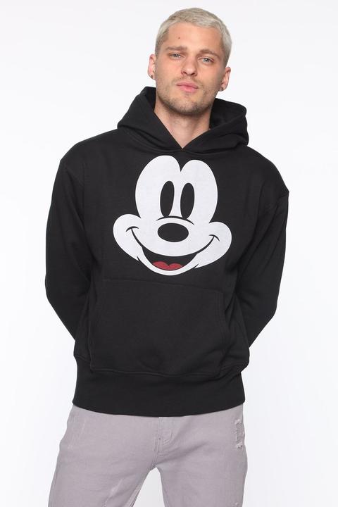 Mickey Mouse Hoodie - Black/white