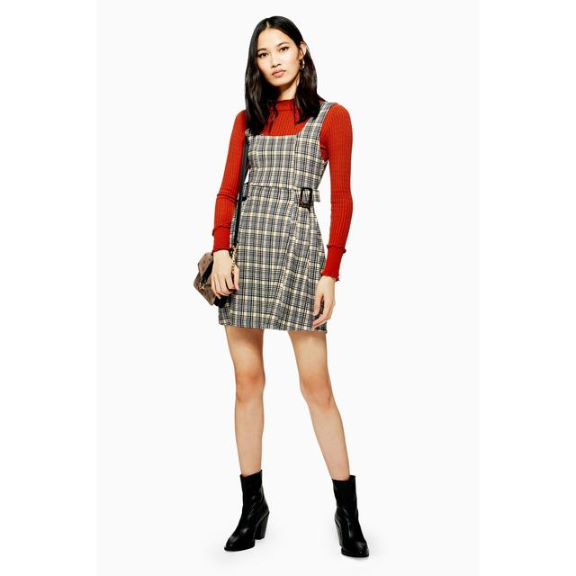 womens tall pinafore dress