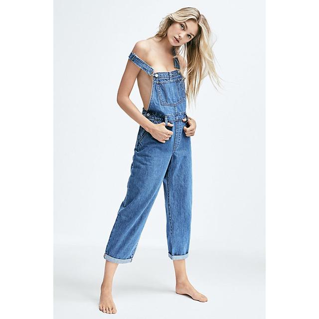 levi's sleeveless denim jumpsuit