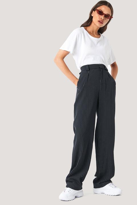 Na-kd Classic Flared Striped Pants - Multicolor