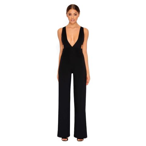 oh polly plunge jumpsuit