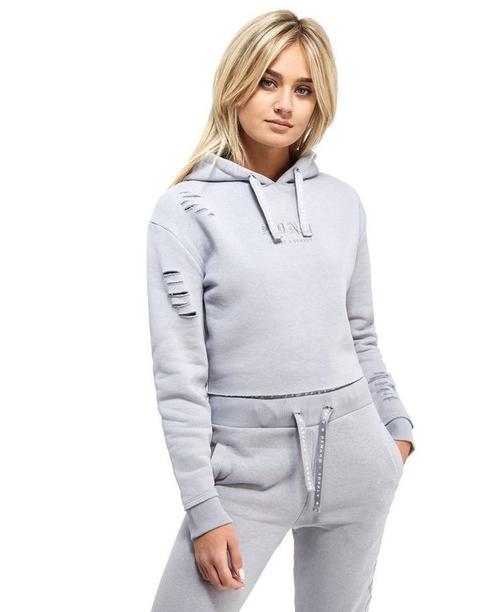 Supply & Demand Ripped Crop Hoody