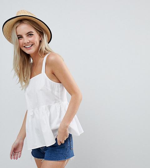 Camisola Holgada De Algodón De Asos Design Petite