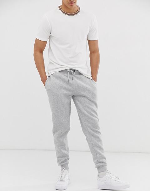 River Island - Pantalon De Jogging - Gris