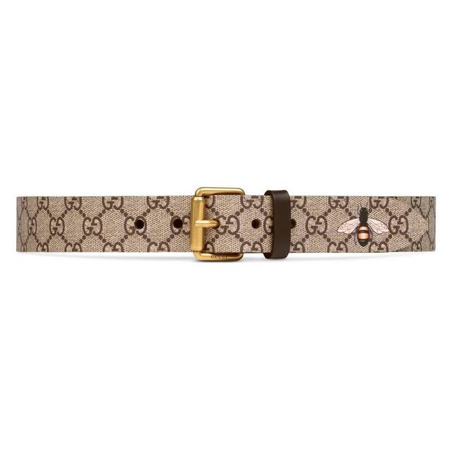 Cintura In Tessuto Gg Supreme Con Stampa Ape from Gucci on 21 Buttons