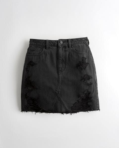 Ultra High-rise Denim Skirt