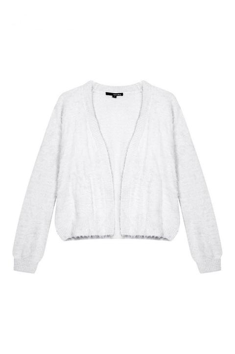 Cardigan Corto Bianco