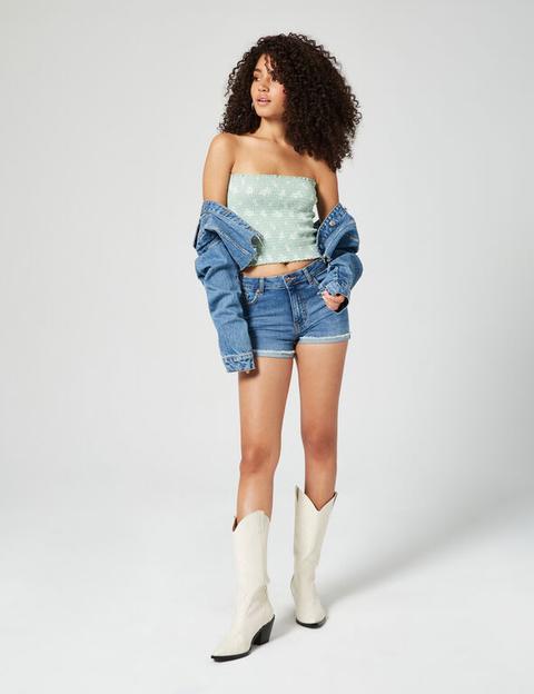 Short En Jean Taille Médium