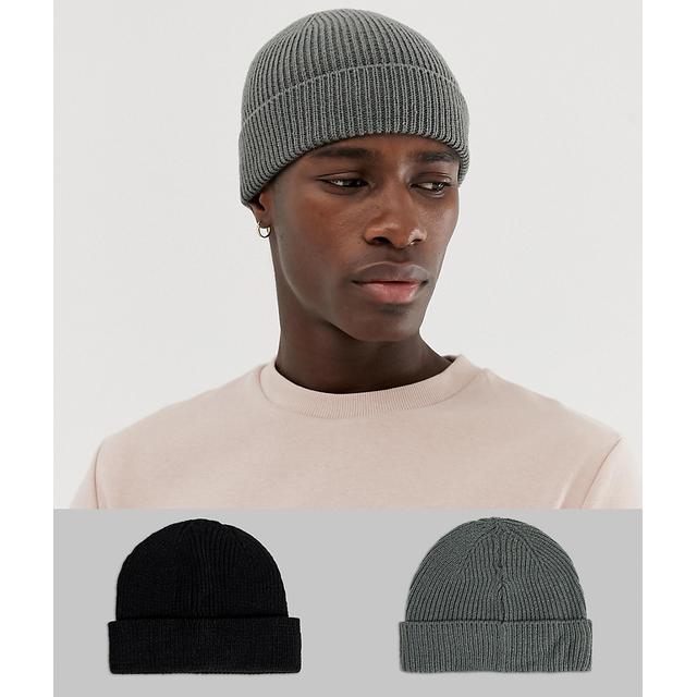 grey fisherman beanie