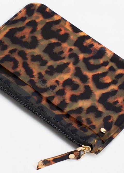 Monedero Vinilo Leopardo