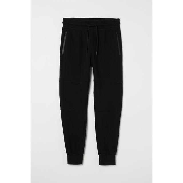 h and m black joggers