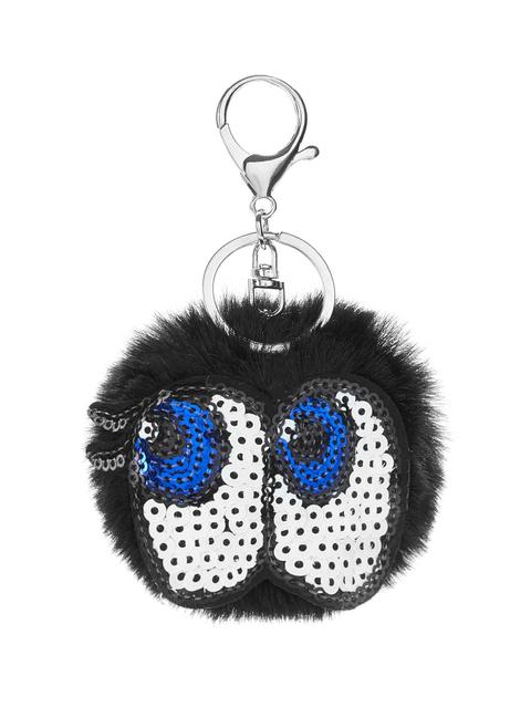 Llavero Con Bola Con Diseño De Ojo Con Lentejuelas