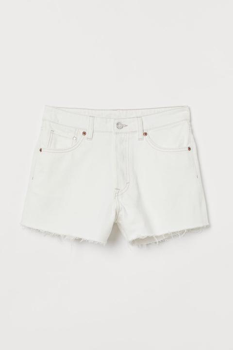 Vintage High Shorts - Blanco