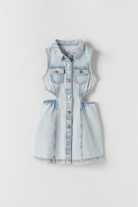 Vestido Denim Cut Out