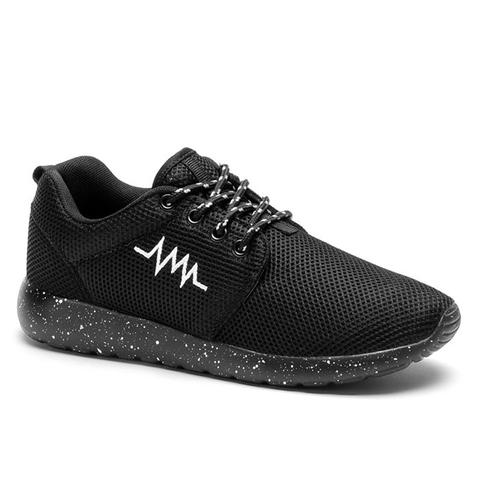 Embroidery Line Mesh Athletic Shoes