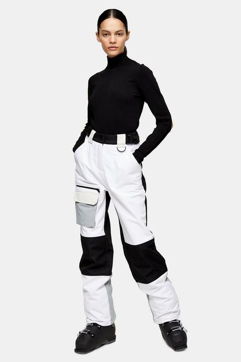 **black And White Ski Trousers By Topshop Sno