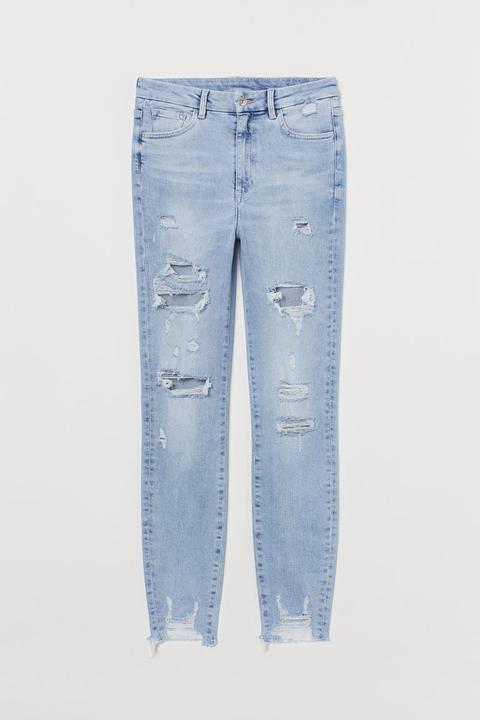 Embrace High Ankle Jeans - Azul