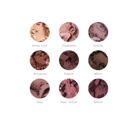 Eye Shadow X 9: Burgundy Times Nine