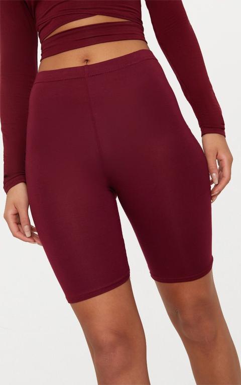 Maroon Basic Cycle Shorts