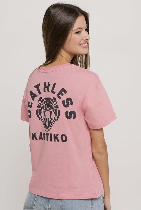 Camiseta Deathless Rosa