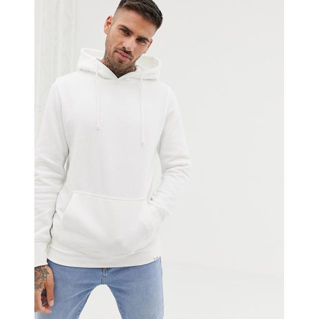 pull and bear hoodie white
