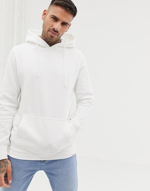 pull and bear hoodie white