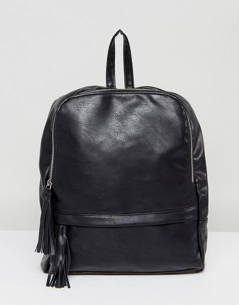 Liquorish Zip Around Backpack - Black