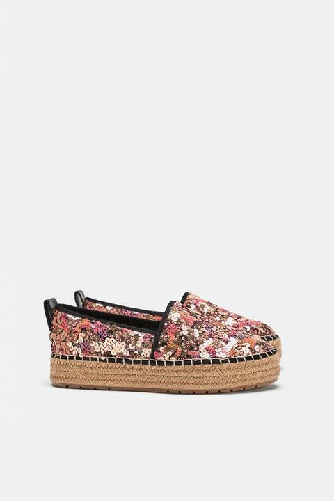 Espadrillas Con Paillettes