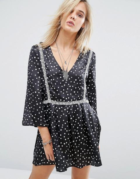 Vestido Con Estampado De Estrellas De Chandelier