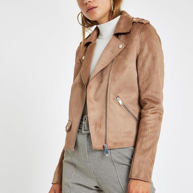 light tan suede jacket