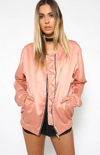 Coppens Bomber Jacket - Dark Peach