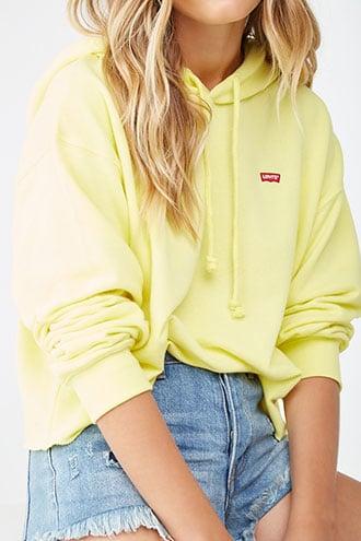 Forever 21 Levis Cropped Hoodie 