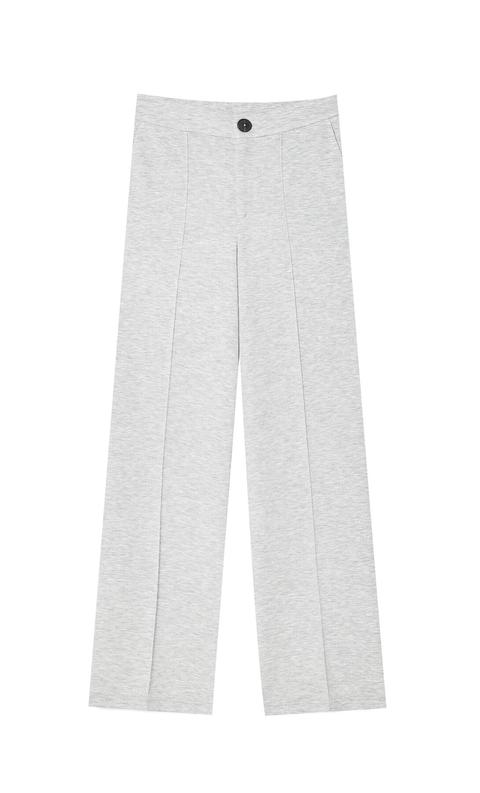 Wide-leg Knit Trousers