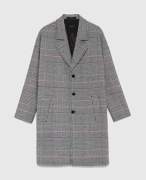 Abrigo Oversize Cuadros