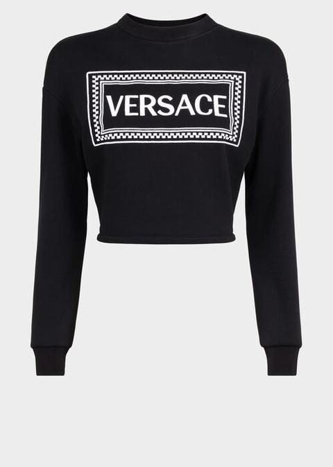 vintage versace logo sweatshirt