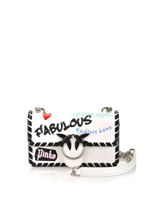 Mini Love Bag Fabulous In Pelle Stampa Graffiti