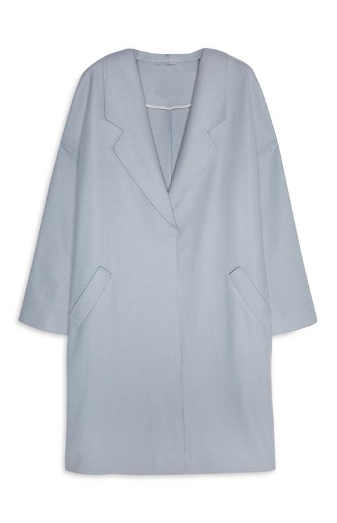 Grey Slouch Trench Coat