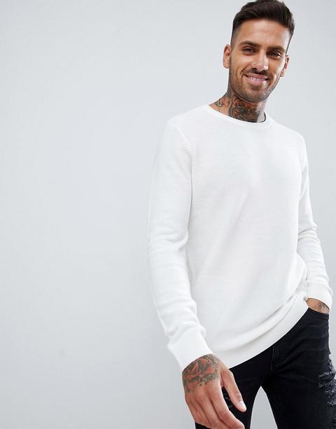 Pull&bear - Maglione Bianco - Bianco