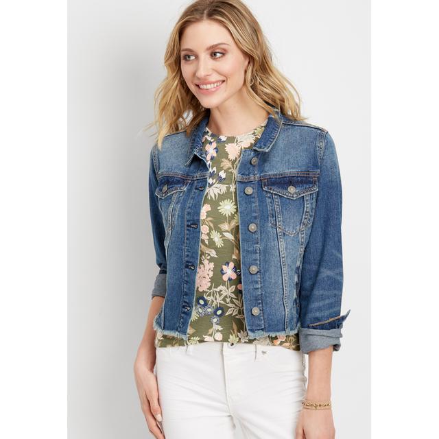 maurices blue jean jacket