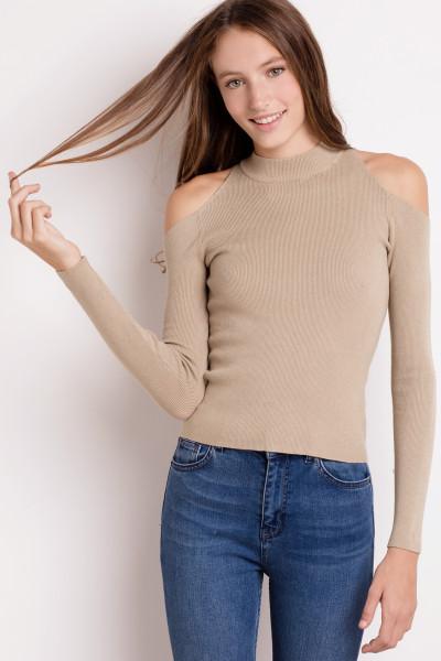 Cold Shoulder Sweater